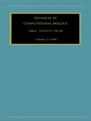 cover image of Advances in Computational Biology, Volume 2